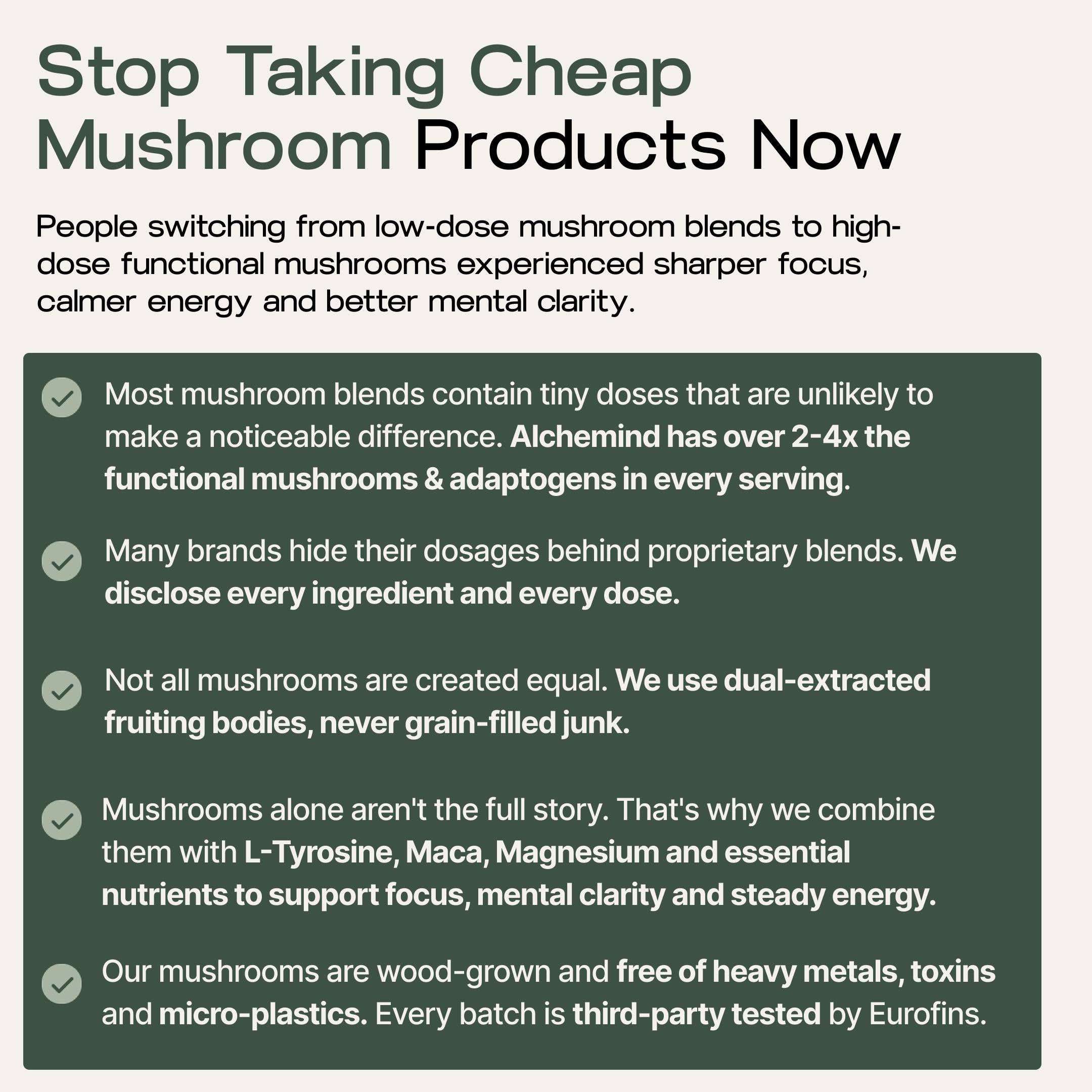 Mushroom Adaptogen Blend